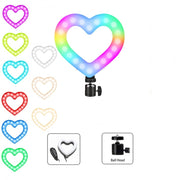 RGB Heart LED Selfie Ring Light