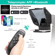 Recording Live Streaming Mini Teleprompter