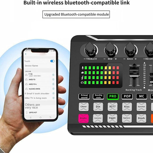 Streaming Microphone Kit with Audio Mixer