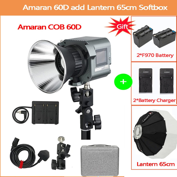 Cob 60X 60D LED Studio Video Light