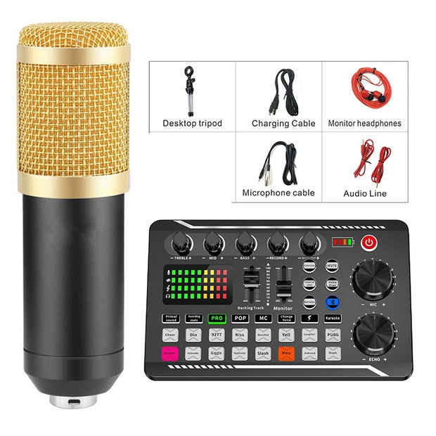 Streaming Microphone Kit with Audio Mixer