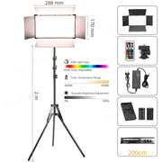 RGB Video Recording Photography Panel Lamp