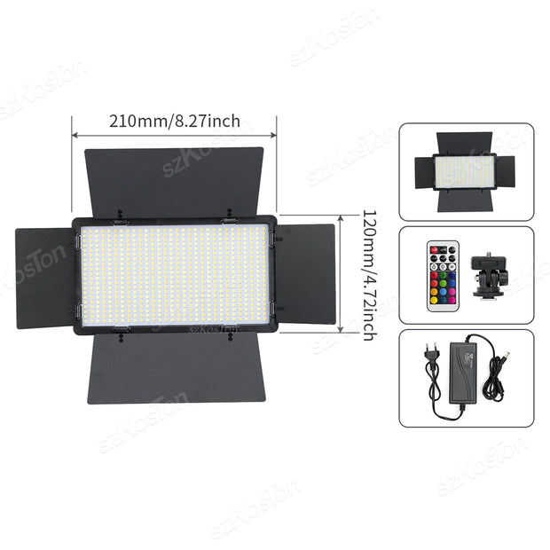 RGB Video Recording Photography Panel Lamp