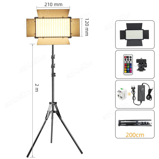 RGB Video Recording Photography Panel Lamp