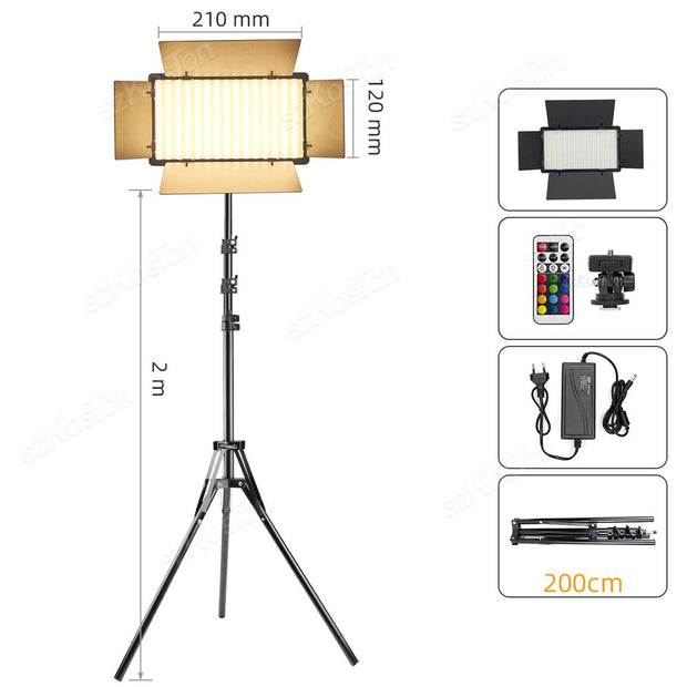 RGB Video Recording Photography Panel Lamp