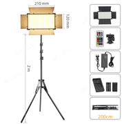 RGB Video Recording Photography Panel Lamp