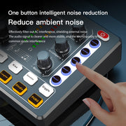 M8 Wireless Bluetooth-compatible Mixer Sound Card